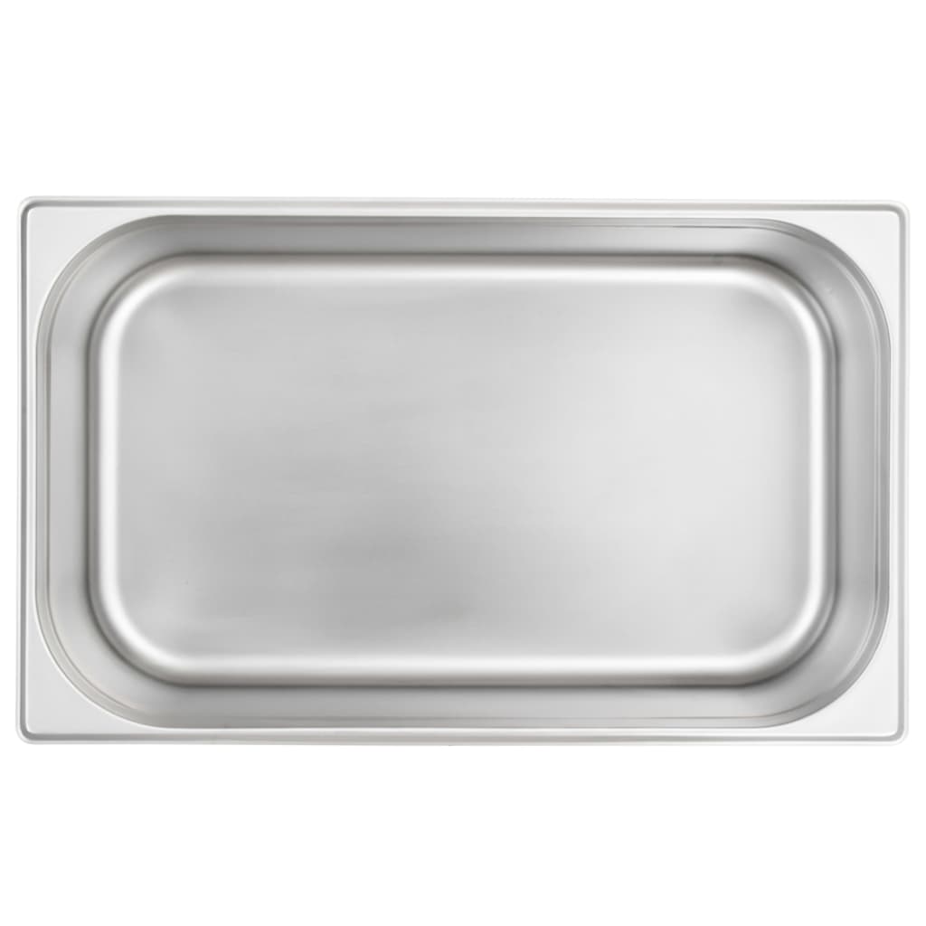 vidaXL Gastronormbehälter 2 Stk. GN 1/1 150 mm Edelstahl