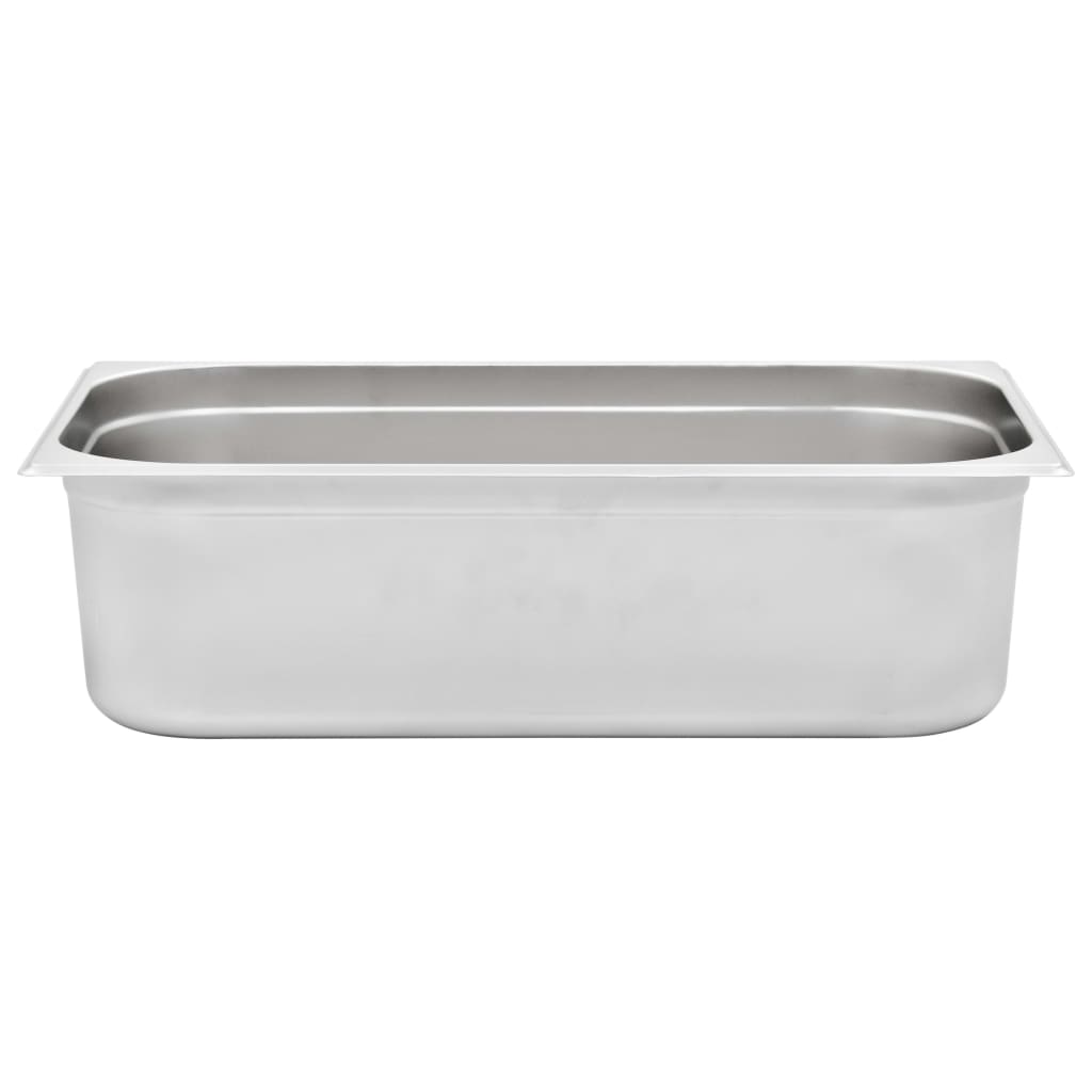 vidaXL Gastronormbehälter 2 Stk. GN 1/1 150 mm Edelstahl