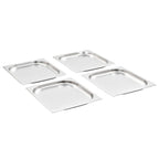 vidaXL Gastronormbehälter 8 Stk. GN 1/2 20 mm Edelstahl