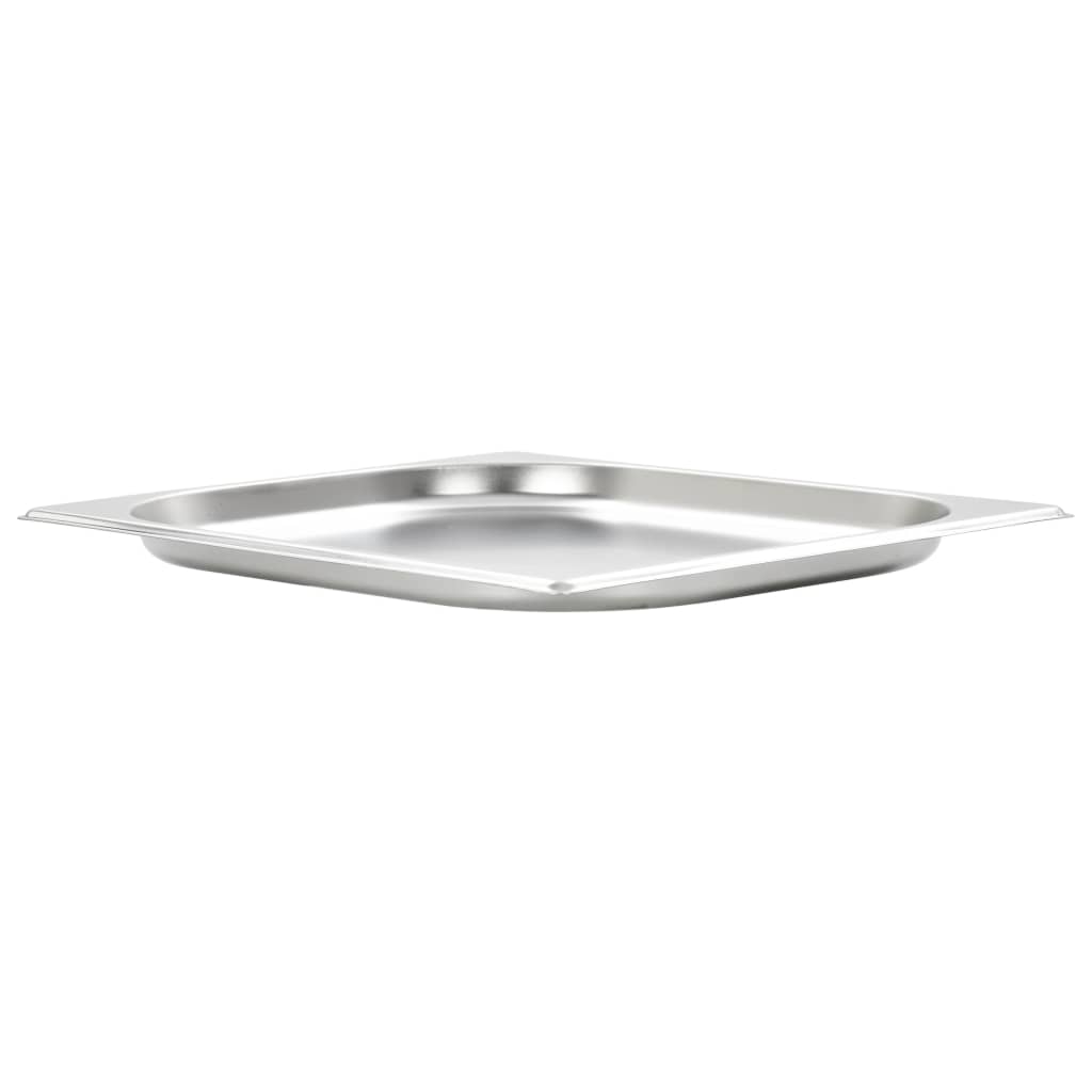 vidaXL Gastronormbehälter 8 Stk. GN 1/2 20 mm Edelstahl