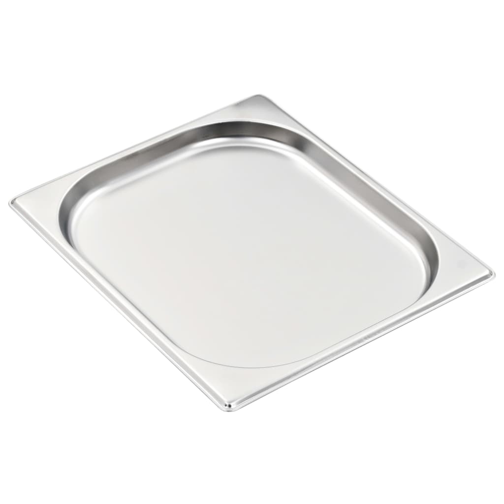 vidaXL Gastronormbehälter 8 Stk. GN 1/2 20 mm Edelstahl