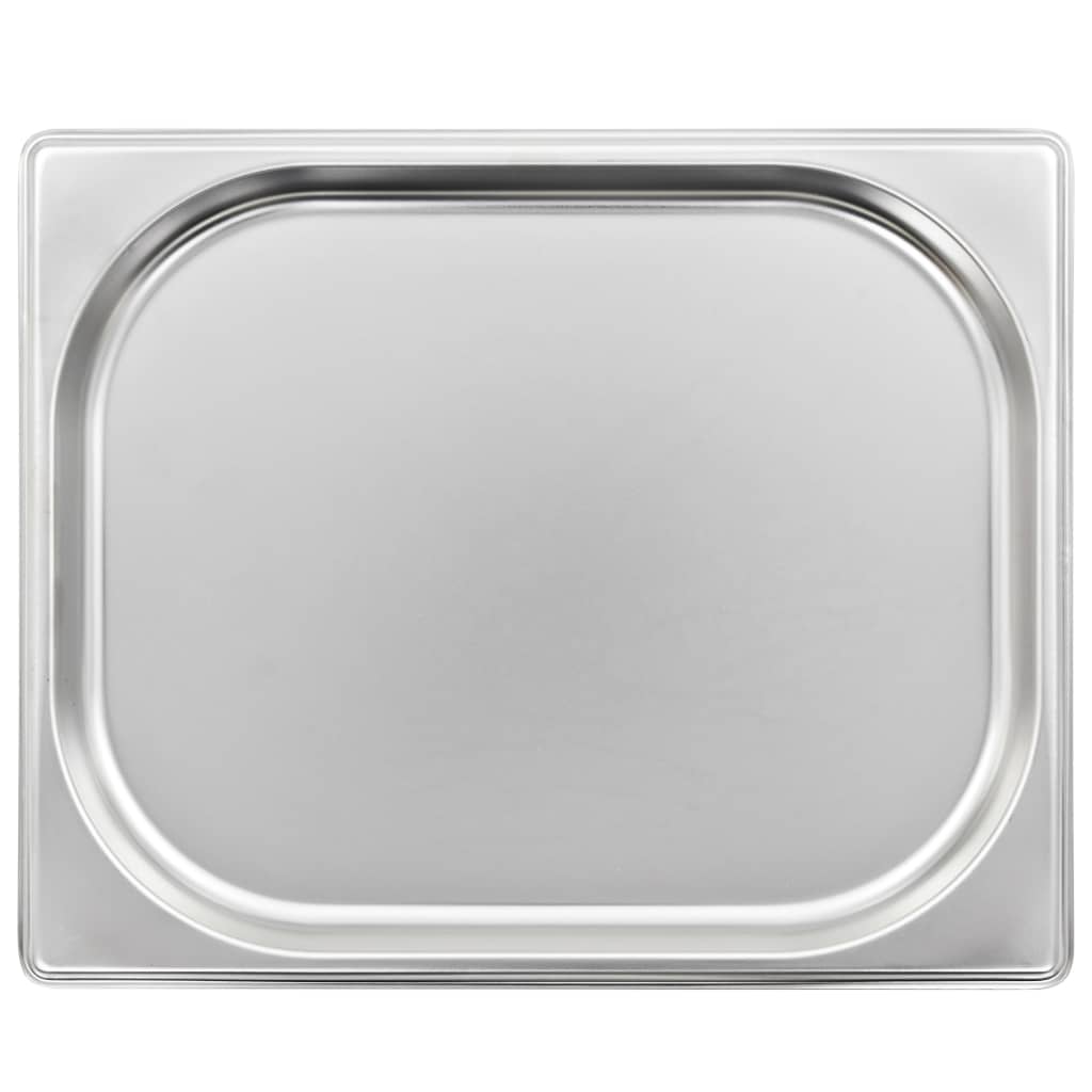 vidaXL Gastronormbehälter 8 Stk. GN 1/2 20 mm Edelstahl