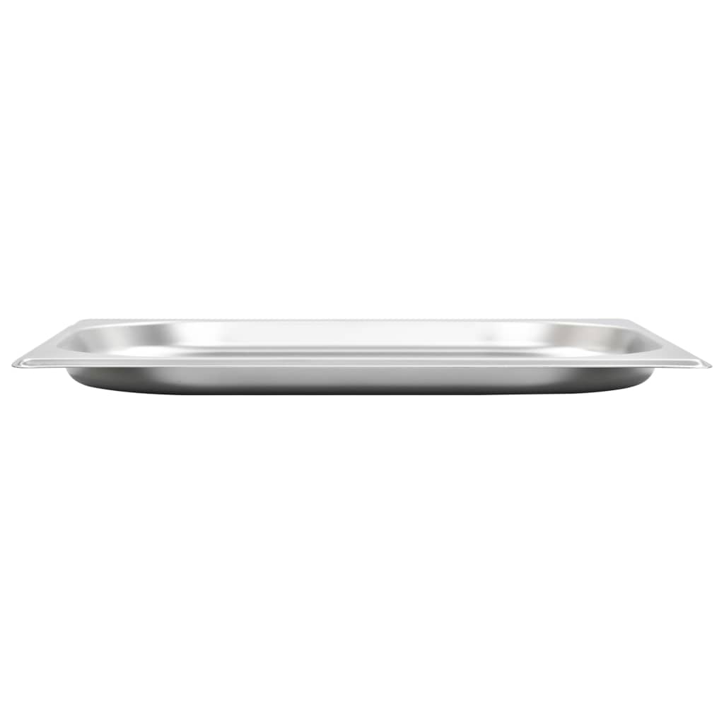 vidaXL Gastronormbehälter 8 Stk. GN 1/2 20 mm Edelstahl