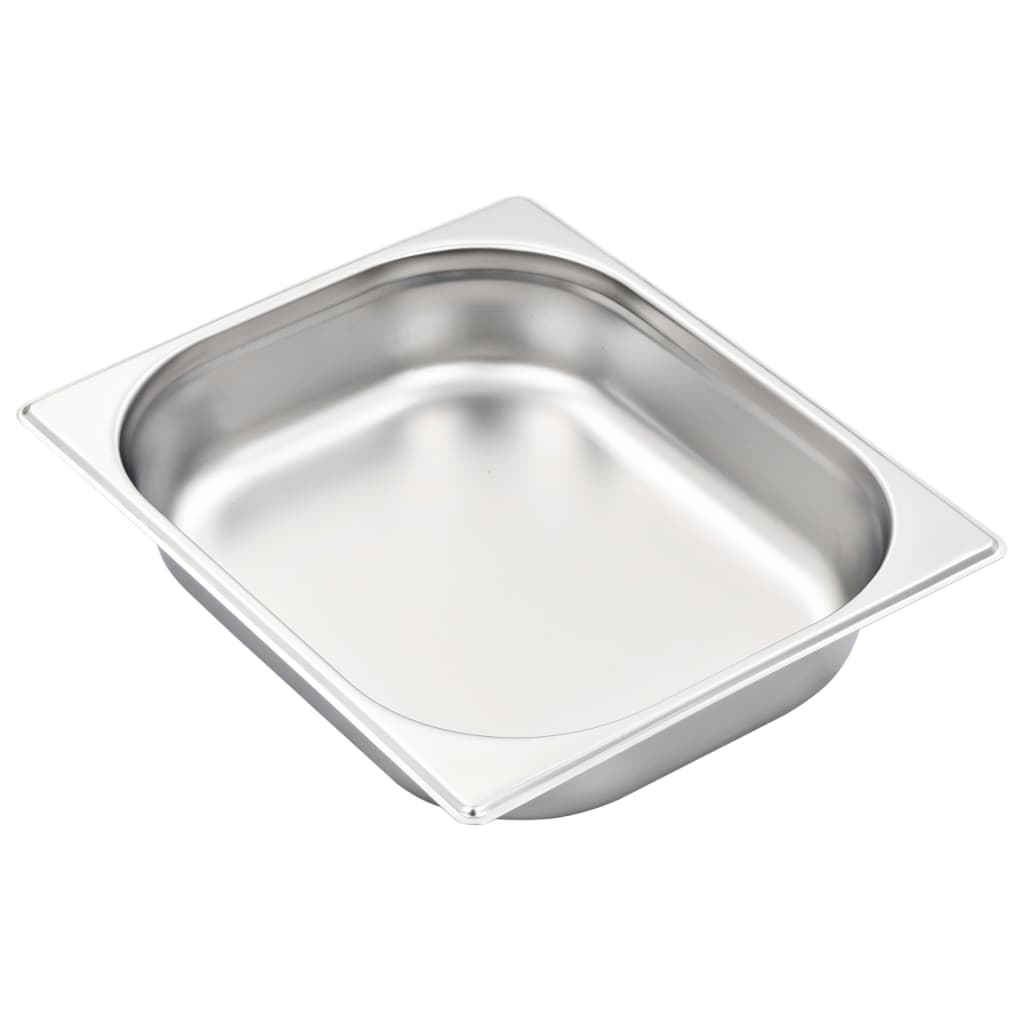 vidaXL Gastronormbehälter 4 Stk. GN 1/2 65 mm Edelstahl