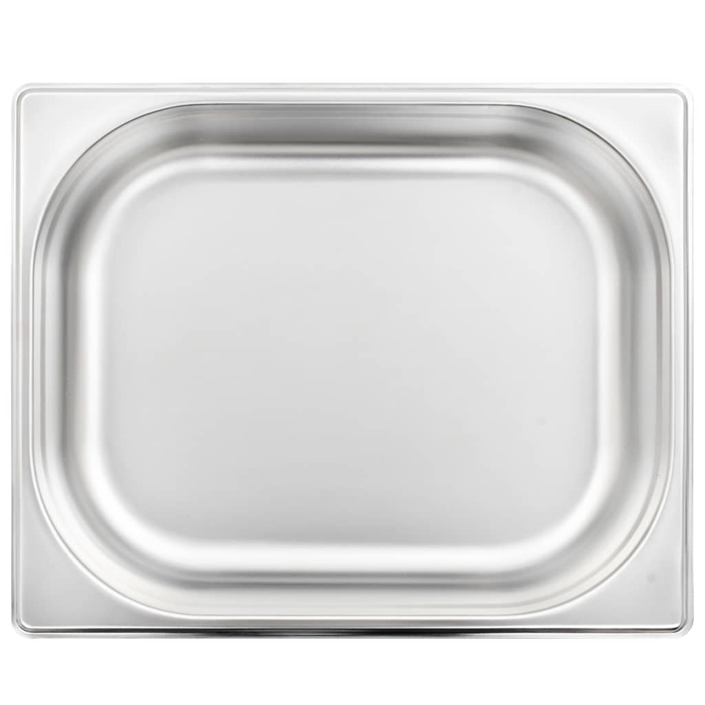 vidaXL Gastronormbehälter 4 Stk. GN 1/2 65 mm Edelstahl