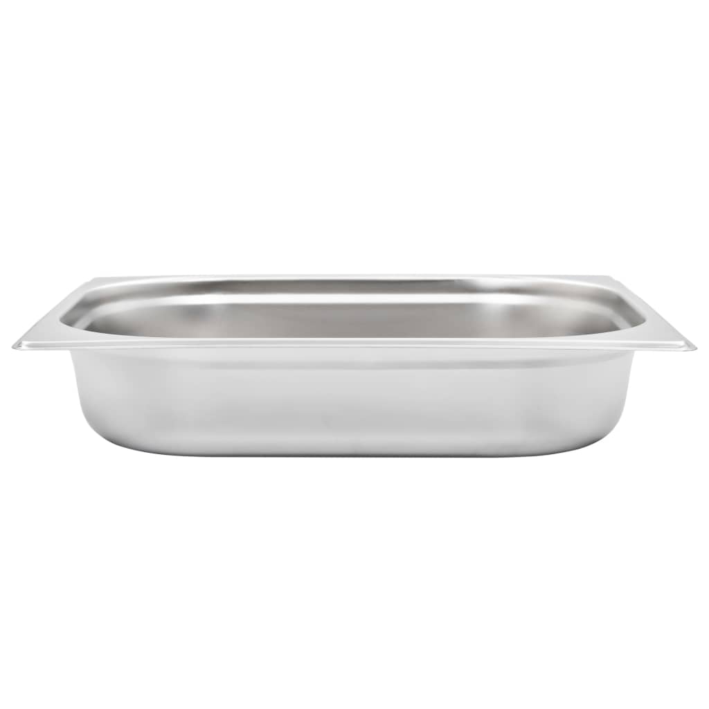 vidaXL Gastronormbehälter 4 Stk. GN 1/2 65 mm Edelstahl