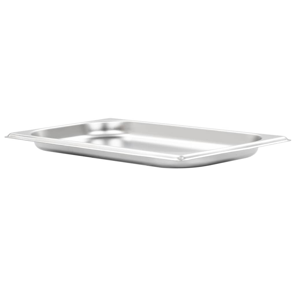 vidaXL Gastronormbehälter 12 Stk. GN 1/3 20 mm Edelstahl