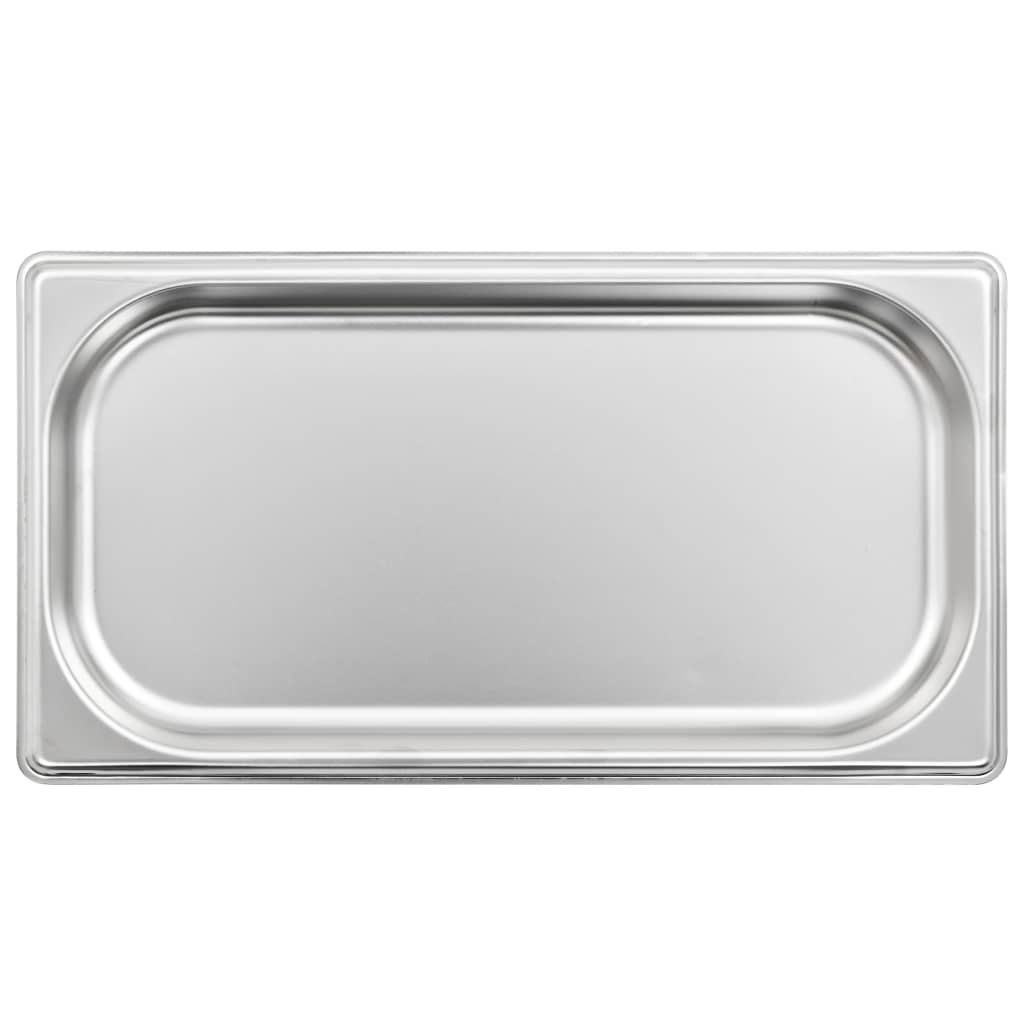 vidaXL Gastronormbehälter 12 Stk. GN 1/3 20 mm Edelstahl