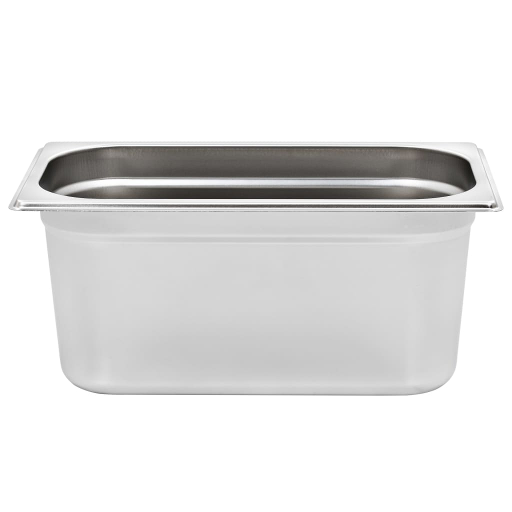 vidaXL Gastronormbehälter 4 Stk. GN 1/3 150 mm Edelstahl