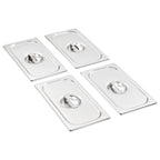 Deckel für GN 1/3 Behälter 4 Stk. Edelstahl