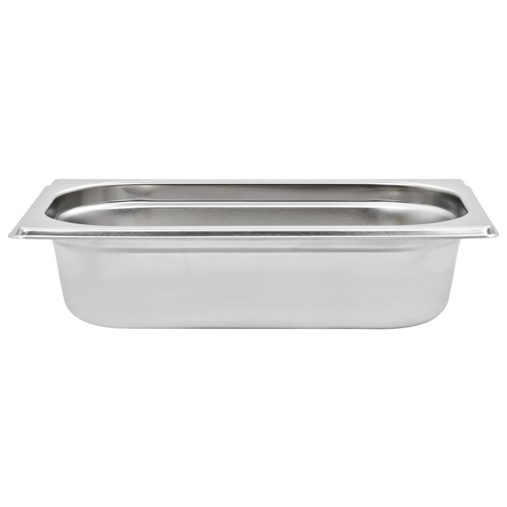 vidaXL Gastronormbehälter 8 Stk. GN 1/4 65 mm Edelstahl