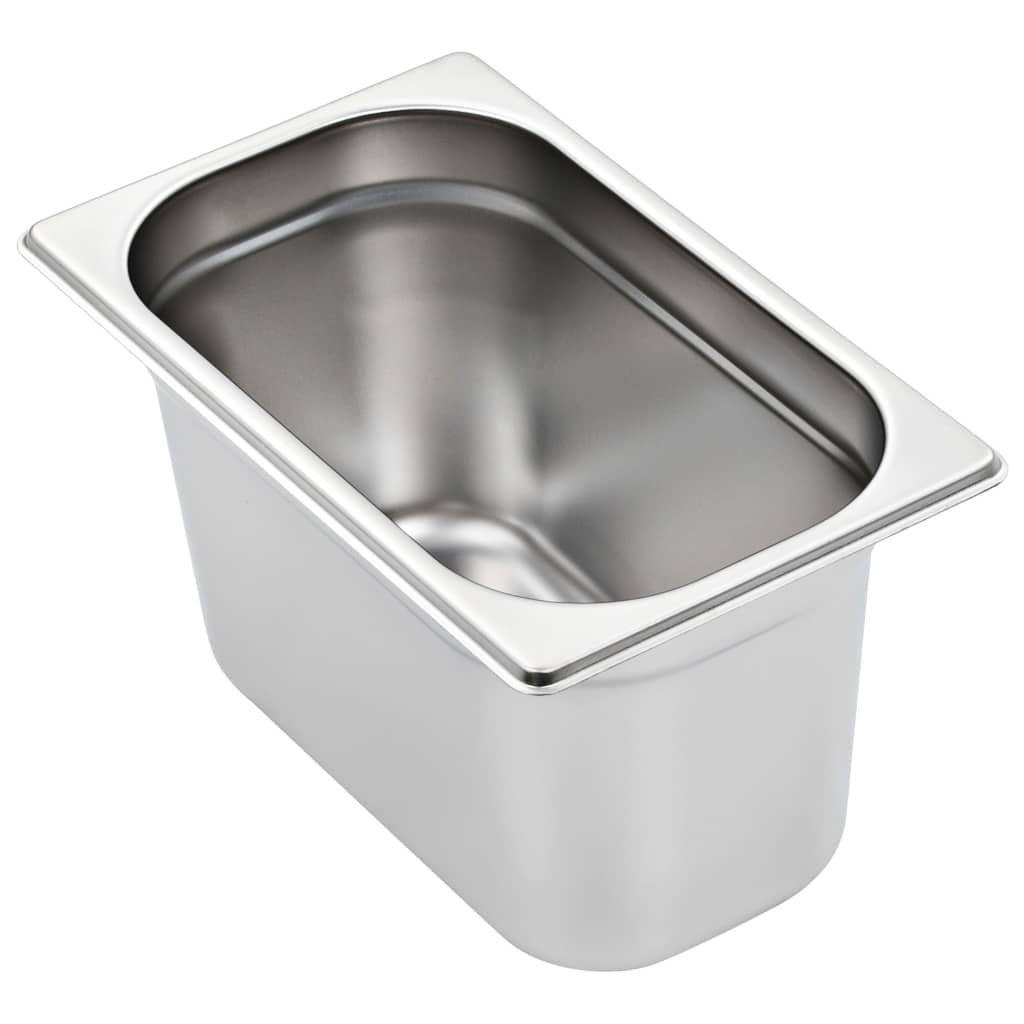 vidaXL Gastronormbehälter 4 Stk. GN 1/4 150 mm Edelstahl