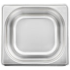 vidaXL Gastronormbehälter 12 Stk. GN 1/6 65 mm Edelstahl
