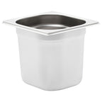 vidaXL Gastronormbehälter 8 Stk. GN 1/6 150 mm Edelstahl