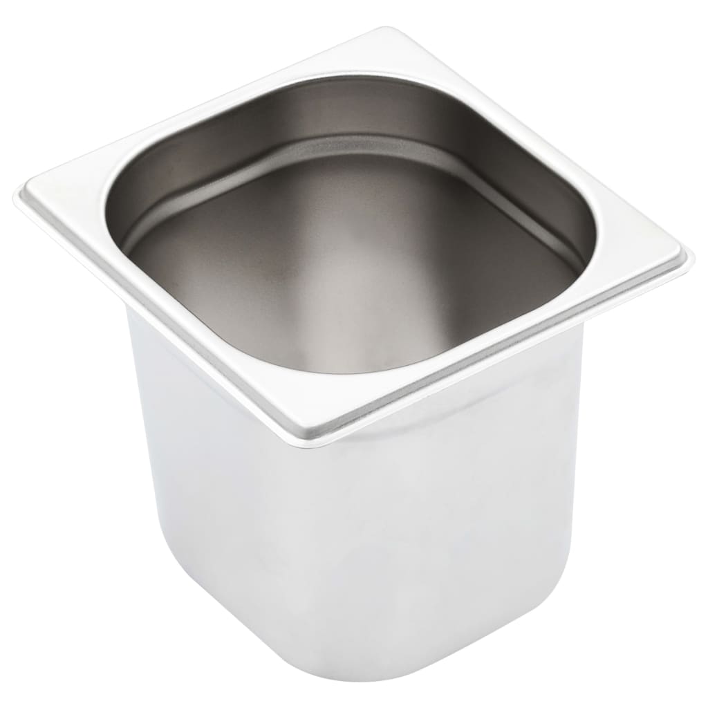 vidaXL Gastronormbehälter 8 Stk. GN 1/6 150 mm Edelstahl