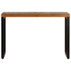 vidaXL Esstisch 115x55x76 cm Altholz und Stahl