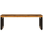vidaXL Couchtisch 100x50x35 cm Altholz und Stahl