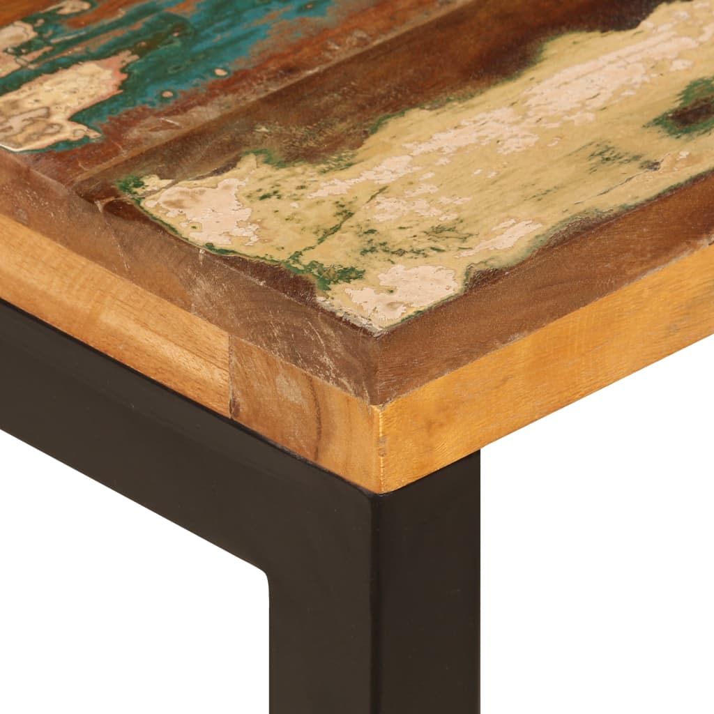 vidaXL Couchtisch 100x50x35 cm Altholz und Stahl