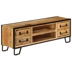 vidaXL TV-Schrank mit Schubladen 120x30x40 cm Massivholz Mango