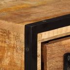 vidaXL TV-Schrank mit Schubladen 120x30x40 cm Massivholz Mango