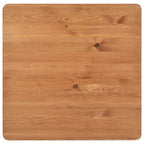 vidaXL Bartisch Schwarz 60×60×108 cm Kiefer Massivholz und Stahl