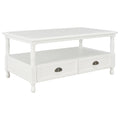vidaXL Couchtisch Weiß 100×55×45 cm Holz