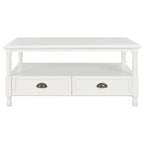 vidaXL Couchtisch Weiß 100×55×45 cm Holz
