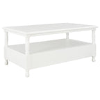 vidaXL Couchtisch Weiß 100×55×45 cm Holz