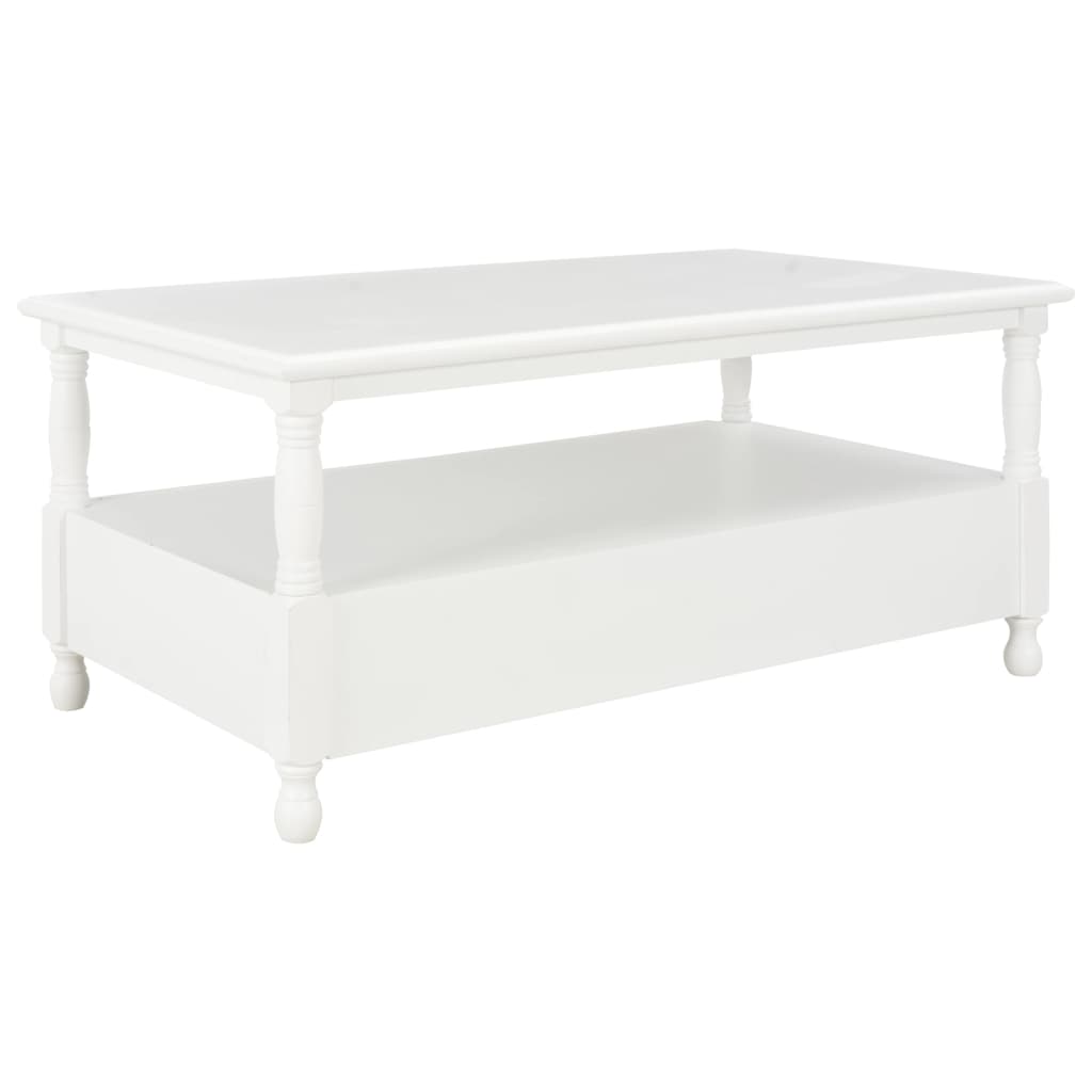 vidaXL Couchtisch Weiß 100×55×45 cm Holz