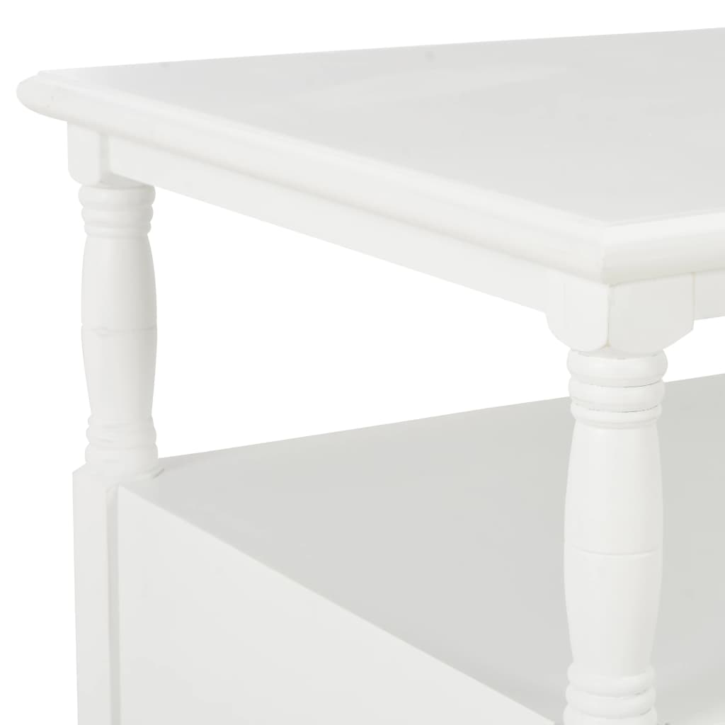 vidaXL Couchtisch Weiß 100×55×45 cm Holz