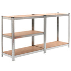 vidaXL Lagerregale 2 Stk. 90 x 40 x 180 cm MDF