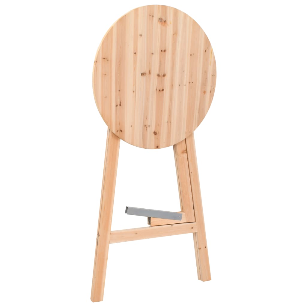 vidaXL Klappbarer Bartisch 78 cm Tannenholz