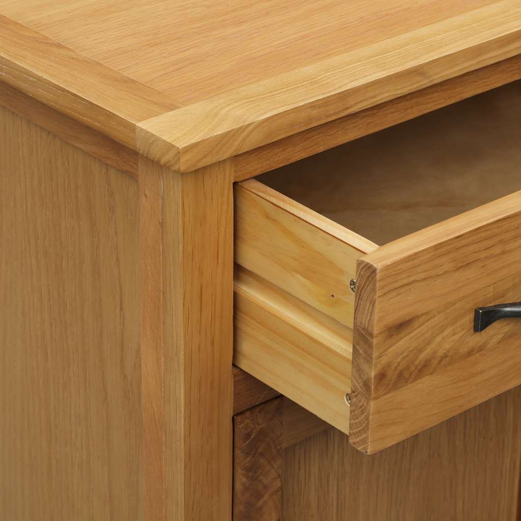 vidaXL Schuhschrank 76x37x105 cm Eiche Massivholz