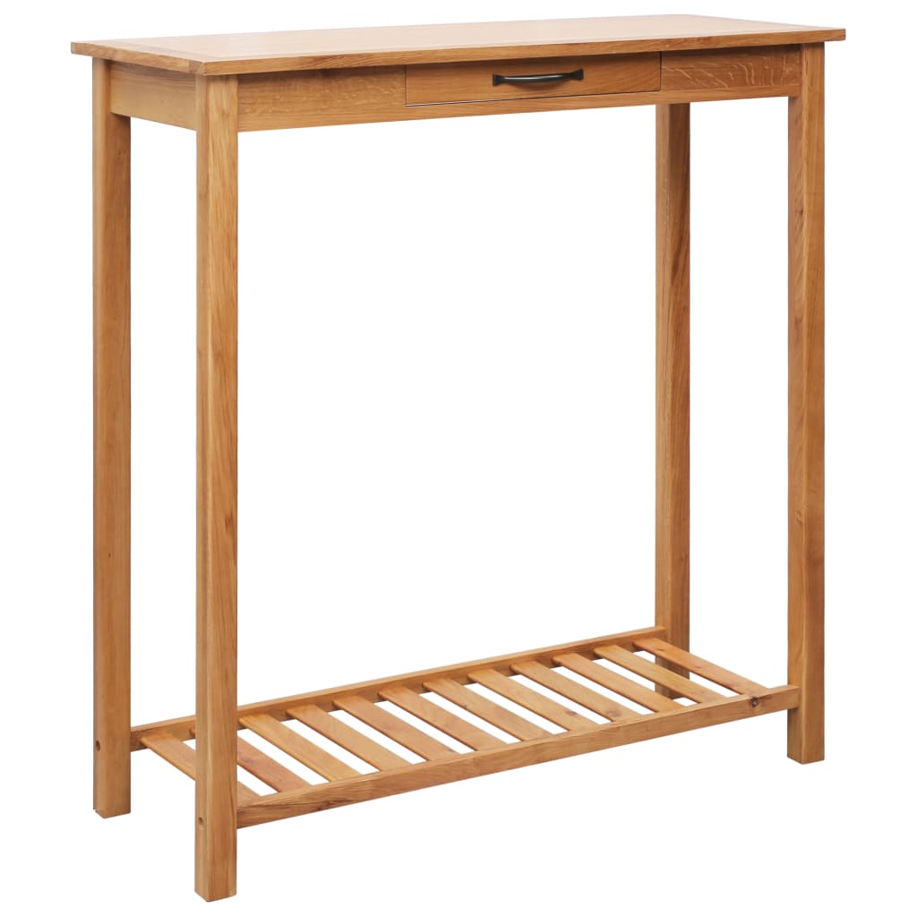 vidaXL 3-tlg. Bar-Set Massivholz Eiche