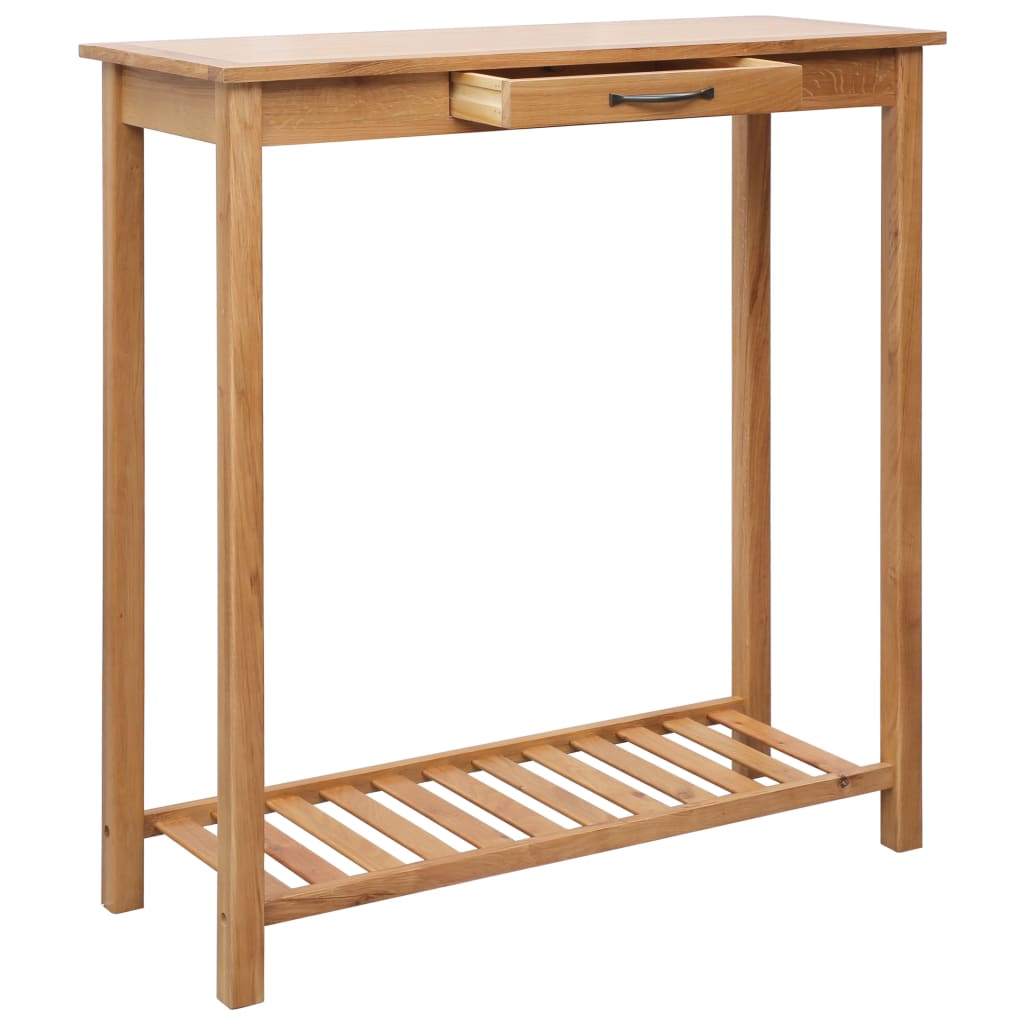 vidaXL 3-tlg. Bar-Set Massivholz Eiche