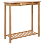 vidaXL 3-tlg. Bar-Set Massivholz Eiche