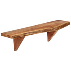 vidaXL Wandregale 2 Stk. 60 x 20 x 18 cm Massivholz Akazie