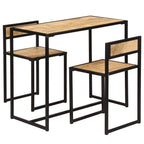 vidaXL 3-tlg. Essgruppe Massivholz Mango