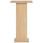vidaXL Bartisch Eichenbraun 60x60x110 cm