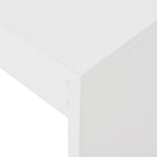 vidaXL Bartisch mit Regal Weiß 110x50x103 cm