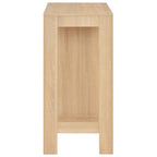 vidaXL Bartisch mit Regal Eichenbraun 110x50x103 cm