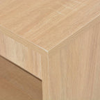 vidaXL Bartisch mit Regal Eichenbraun 110x50x103 cm