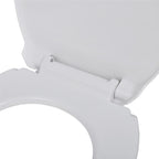 vidaXL Toilettensitze mit Absenkautomatik 2 Stk. Kunststoff Weiß