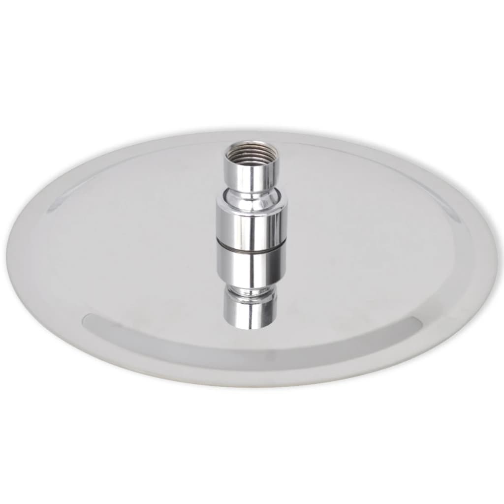 vidaXL Regenduschköpfe 2 Stk. Edelstahl Ø 20 cm