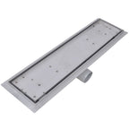 vidaXL Lineare Duschrinnen 2 Stk. 530 x 140 mm Edelstahl