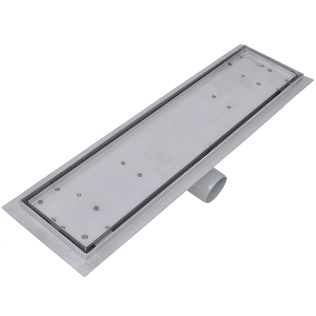 vidaXL Lineare Duschrinnen 2 Stk. 530 x 140 mm Edelstahl