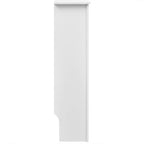 vidaXL Heizkörperabdeckung 2 Stk. Weiß Holzwerkstoff 112 cm