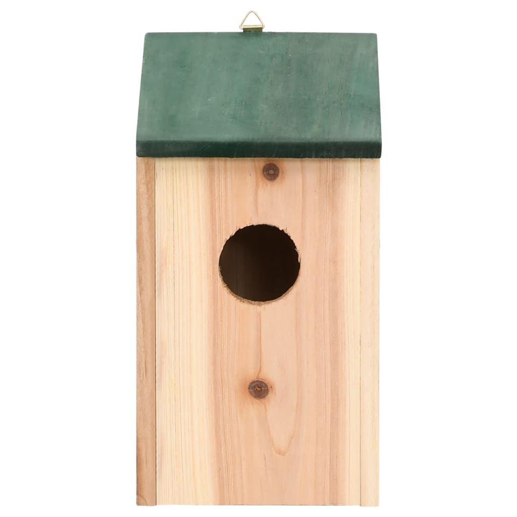 vidaXL Vogelhäuser 8 Stk. Holz 12x12x22 cm
