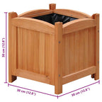 vidaXL Hochbeete 4 Stk. 30 x 30 x 30 cm