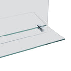 vidaXL Wandspiegel mit Regal 20×40 cm Hartglas